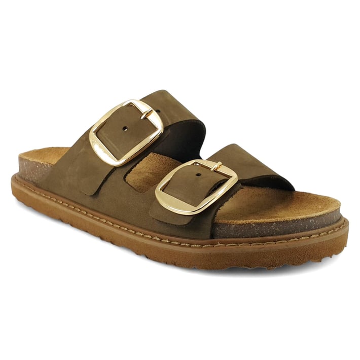 Beety 2395 25YT Kadın Günlük Terlik Kum Nubuk nehironline