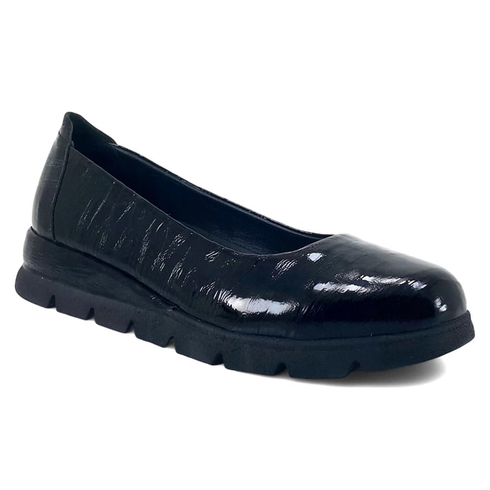 Beety 25201 25KA Kadın Günlük Ayakkabı Siyah Rugan nehironline