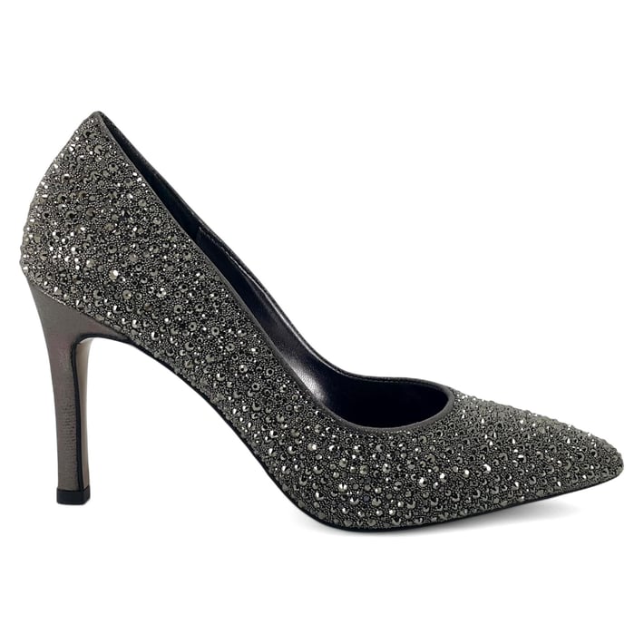 Beety 413 25YA Kadın Abiye Ayakkabı Platin nehironline