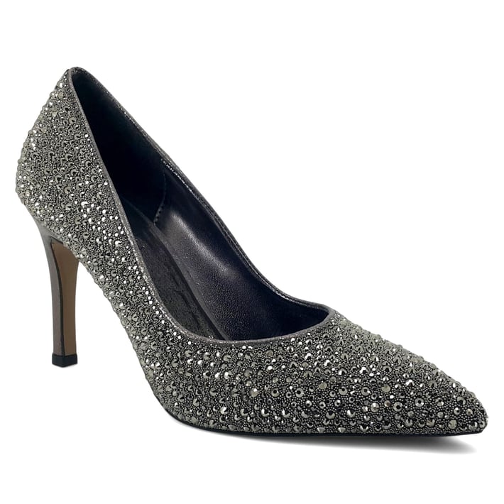 Beety 413 25YA Kadın Abiye Ayakkabı Platin nehironline