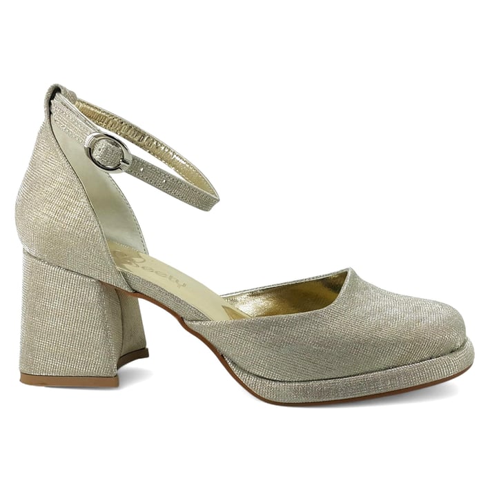 Beety 425 25YA Kadın Abiye Ayakkabı Altın nehironline