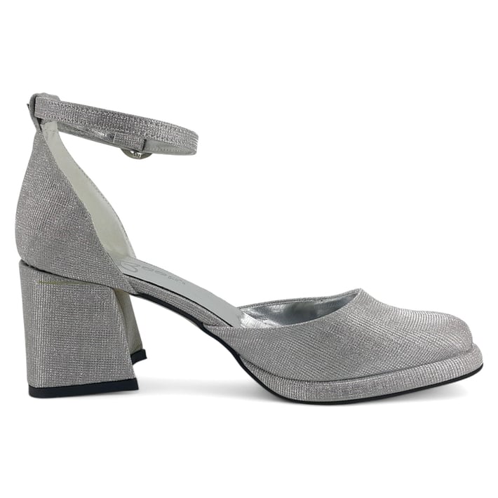 Beety 425 25YA Kadın Abiye Ayakkabı Gümüş nehironline