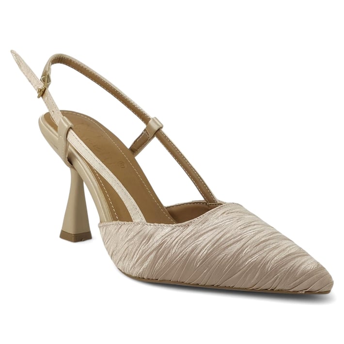 Beety 815 25YA Kadın Abiye Ayakkabı Bej nehironline