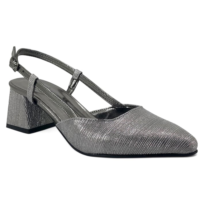 Beety 909 25YA Kadın Abiye Ayakkabı Platin nehironline