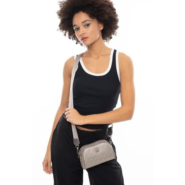 Benetton Bnt 1072 Kadın Çapraz Çanta - Altın nehironline