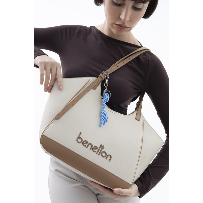 Benetton Bnt 1523 Kadın Kol Çantası Bej nehironline
