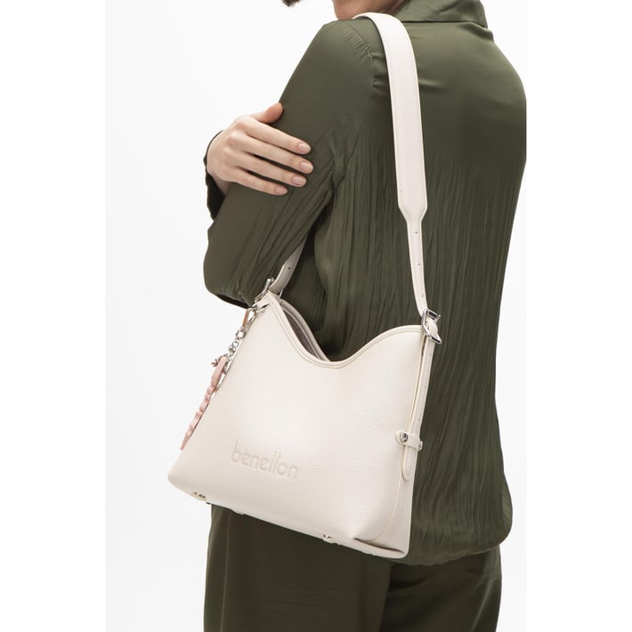 Benetton Bnt 1534 Kadın Kol Çantası Bej nehironline