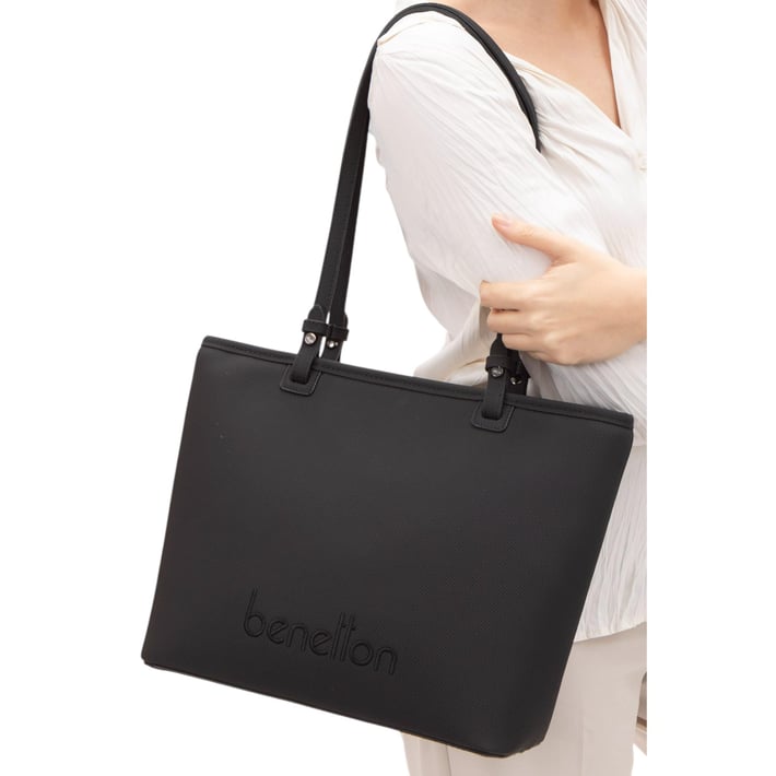 Benetton Bnt 1583 Kadın Kol Çantası Siyah nehironline