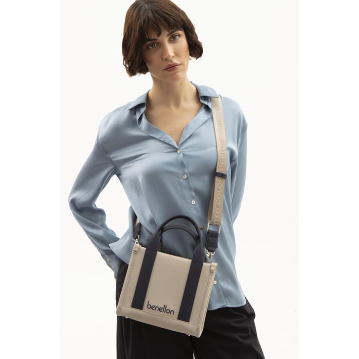 Benetton Bnt 1620 Kadın Kol Çantası Taş Lacivert nehironline