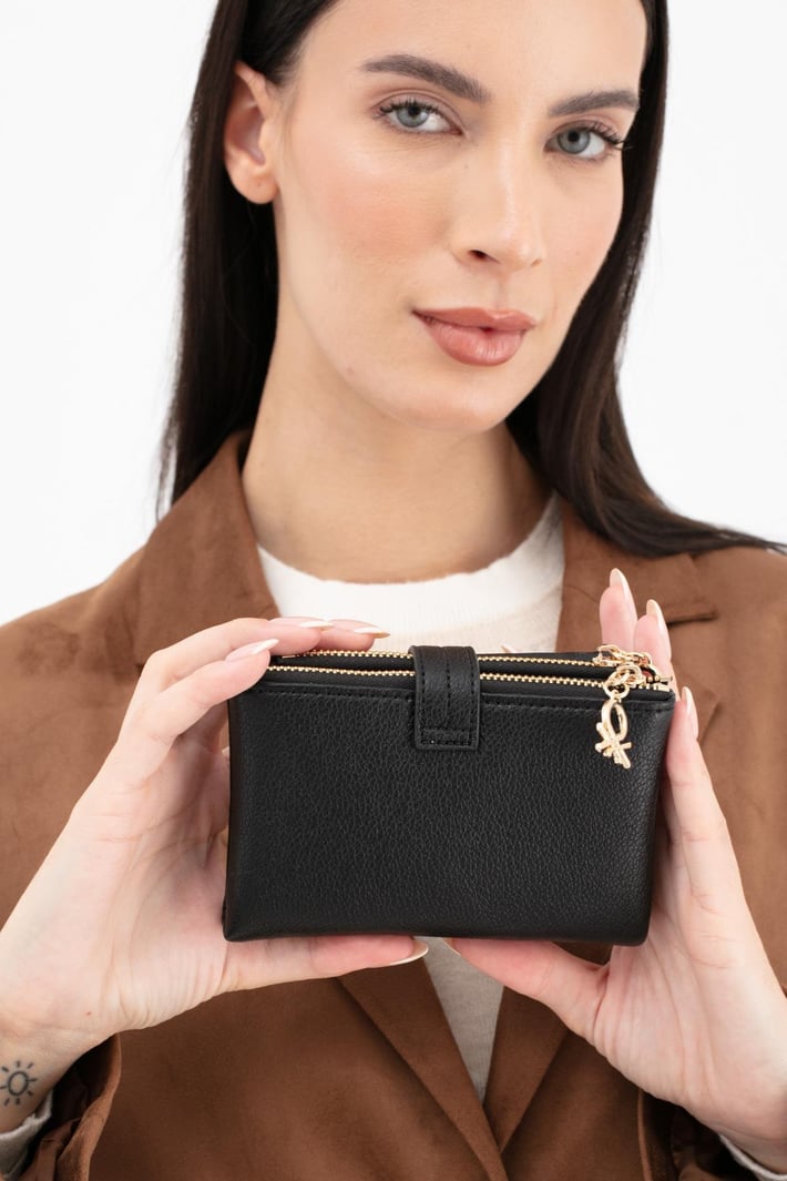 Benetton Bnt 1630 Kadın Cüzdan Siyah nehironline