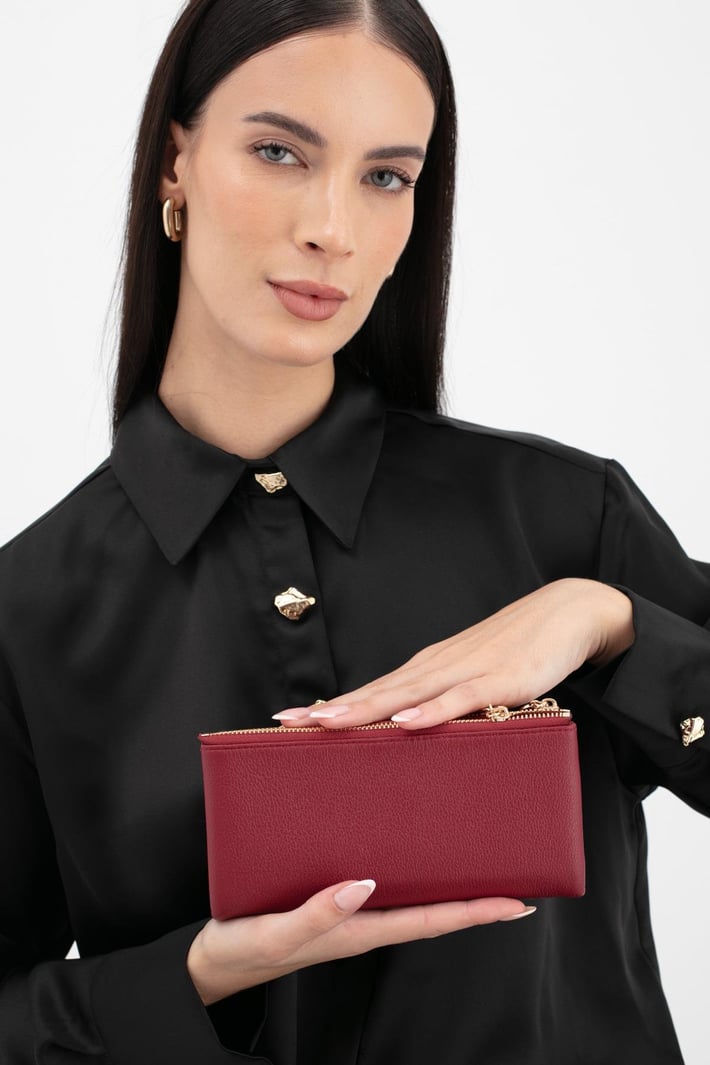 Benetton Bnt 1631 Kadın Cüzdan Bordo nehironline