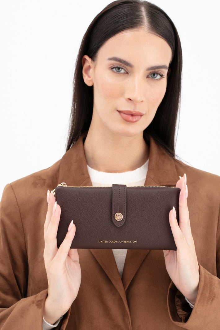 Benetton Bnt 1631 Kadın Cüzdan Kahverengi nehironline