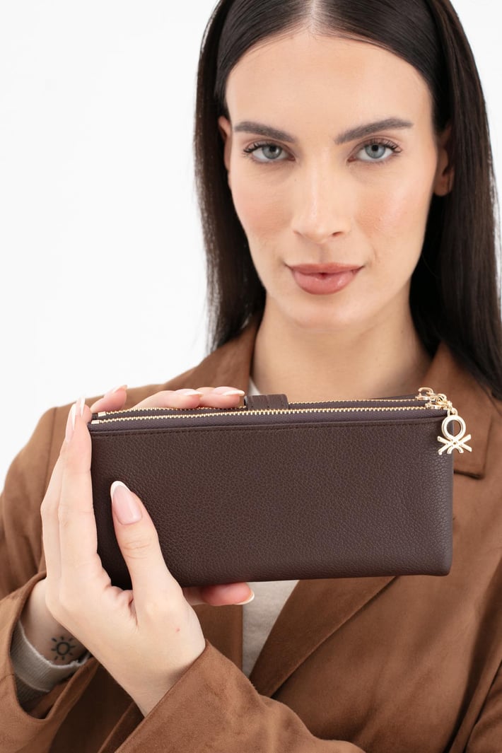 Benetton Bnt 1631 Kadın Cüzdan Kahverengi nehironline