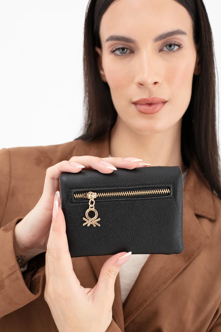 Benetton Bnt 1632 Kadın Cüzdan Siyah nehironline