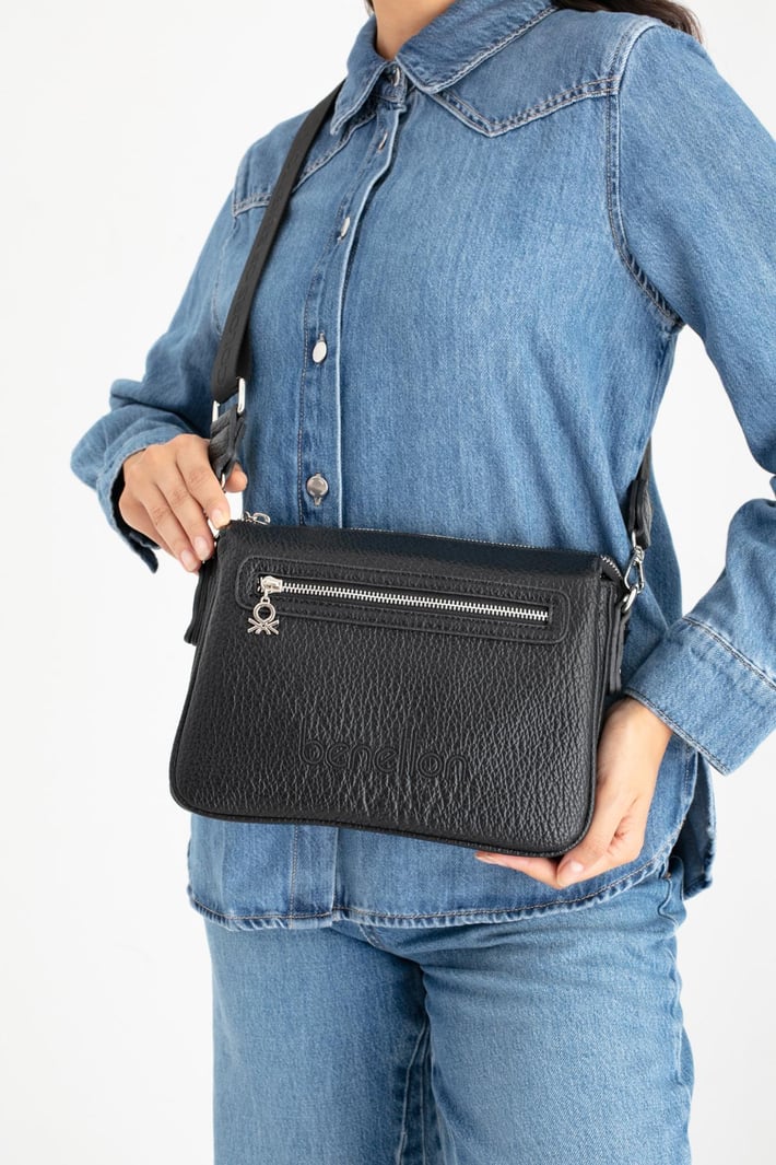 Benetton Bnt 1662 Kadın Çapraz Çanta Siyah nehironline