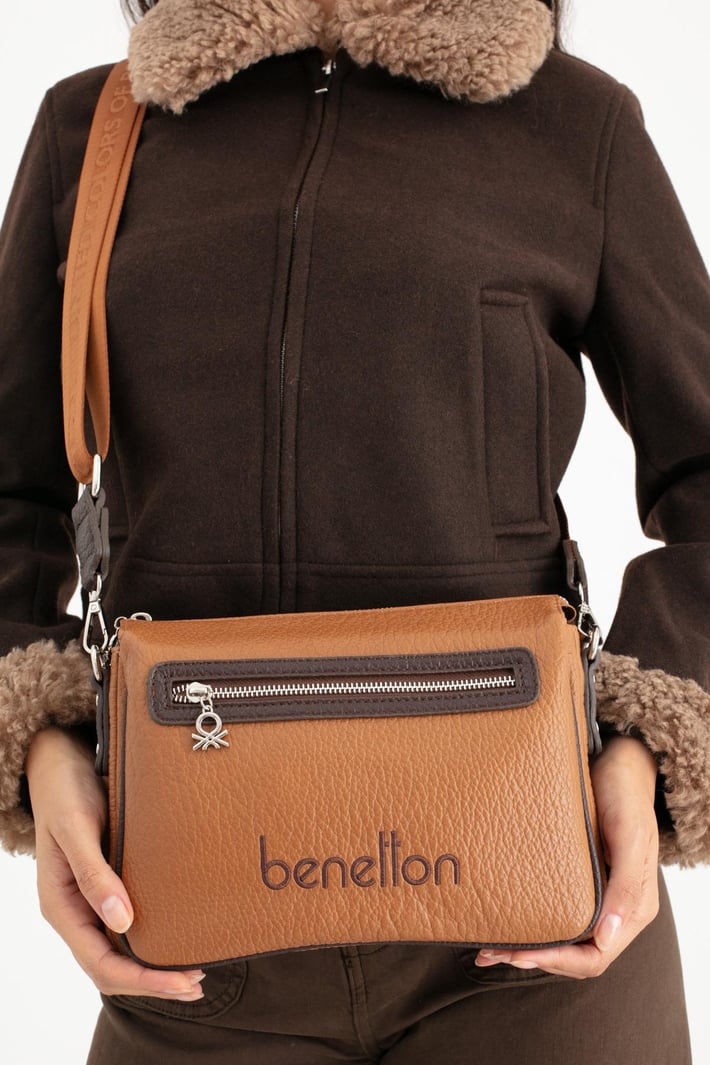 Benetton Bnt 1662 Kadın Çapraz Çanta Taba nehironline