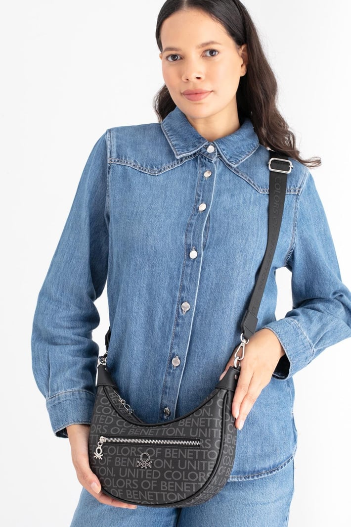 Benetton Bnt 1685 Kadın Kol Çantası Siyah nehironline
