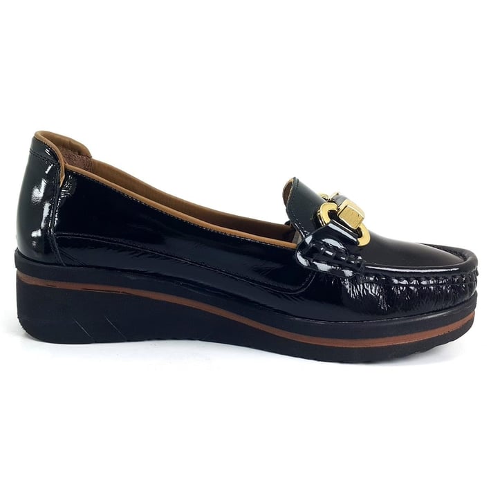 Betty 750 24KA Kadın Günlük Ayakkabı - Siyah Rugan nehironline