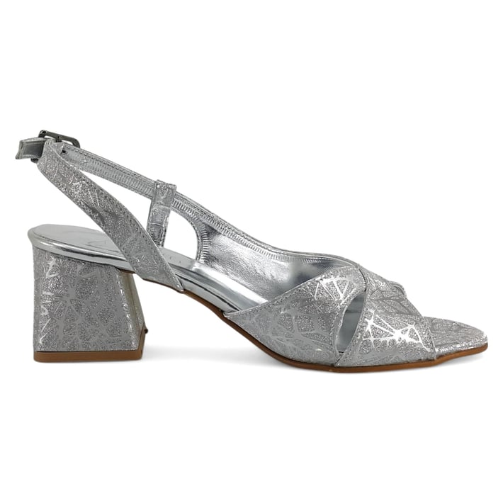 Betty 958 25YA Kadın Abiye Ayakkabı Gümüş nehironline