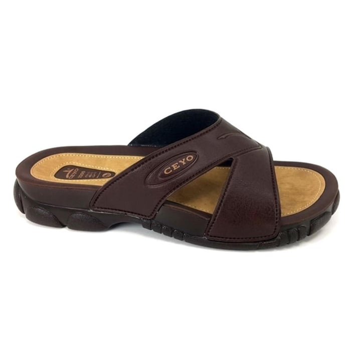 Ceyo 3200 1 Anatomik Erkek Terlik - Kahverengi nehironline