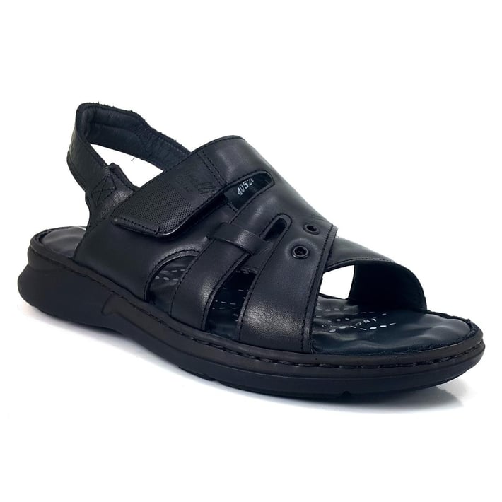 Forelli Berkay 24YS Erkek Anatomik Sandalet - Siyah nehironline