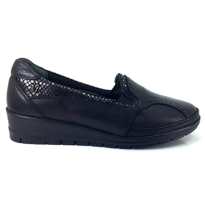 Forelli Mimoza 24KA Kadın Anatomik Günlük Ayakkabı - Siyah nehironline