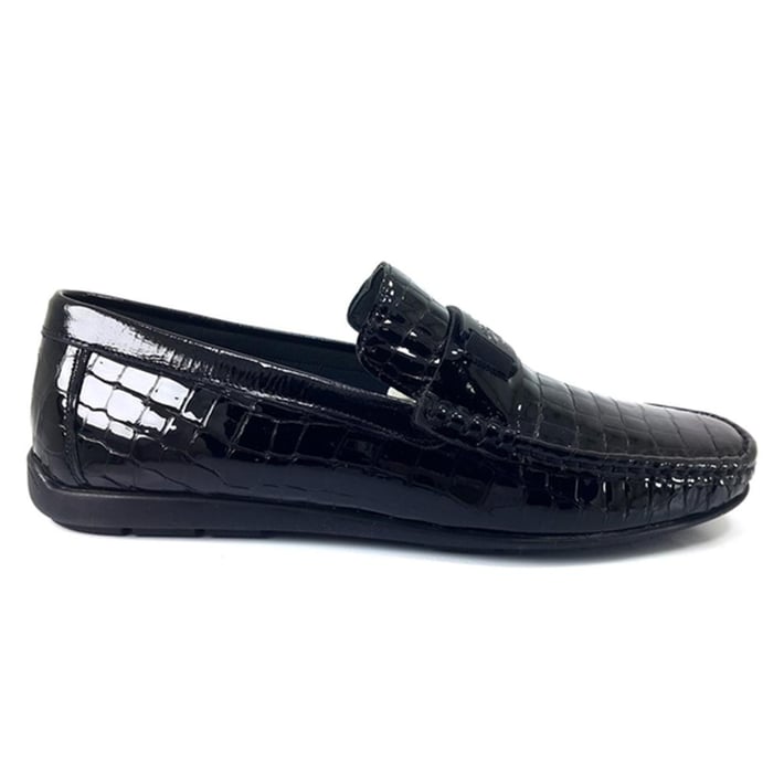 Fosco 2094 Günlük Erkek Ayakkabı - Siyah Rugan nehironline