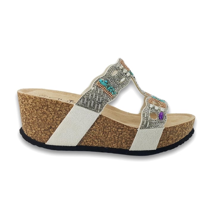 Guja 101 25YT Kadın Günlük Terlik - Gümüş nehironline