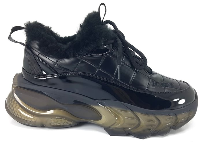 Guja 3193 Günlük Bayan Sneaker Ayakkabı-Siyah nehironline