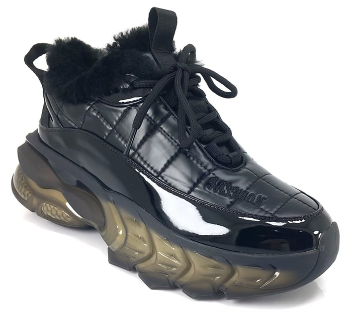 Guja 3193 Günlük Bayan Sneaker Ayakkabı-Siyah nehironline