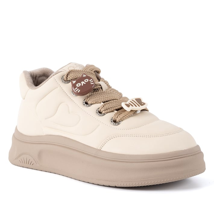 Guja 421 26KA Kadın Sneaker Günlük Ayakkabı Bej nehironline