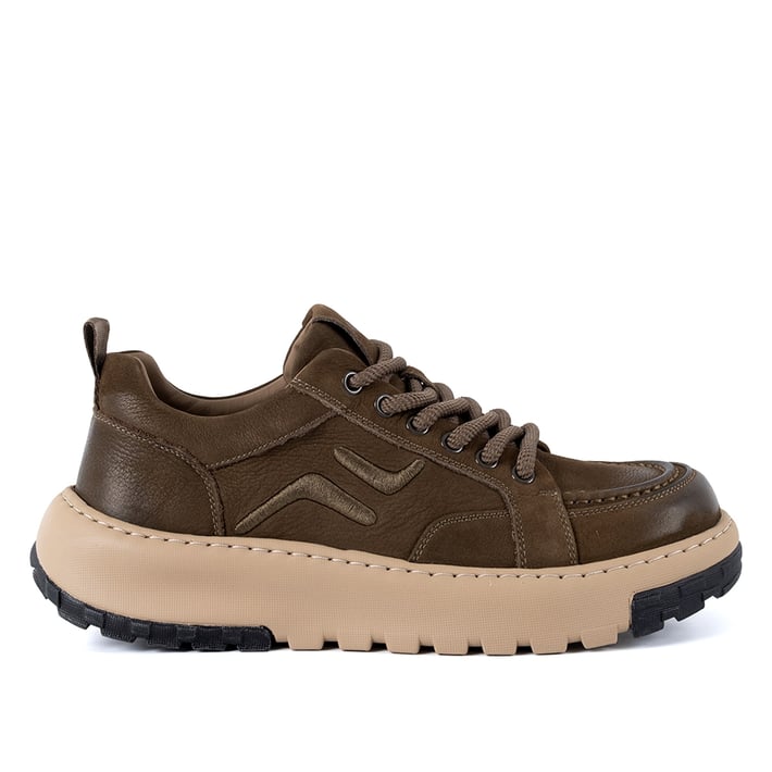 Guja 552 26KA Erkek Sneaker Günlük Ayakkabı Haki Nubuk nehironline