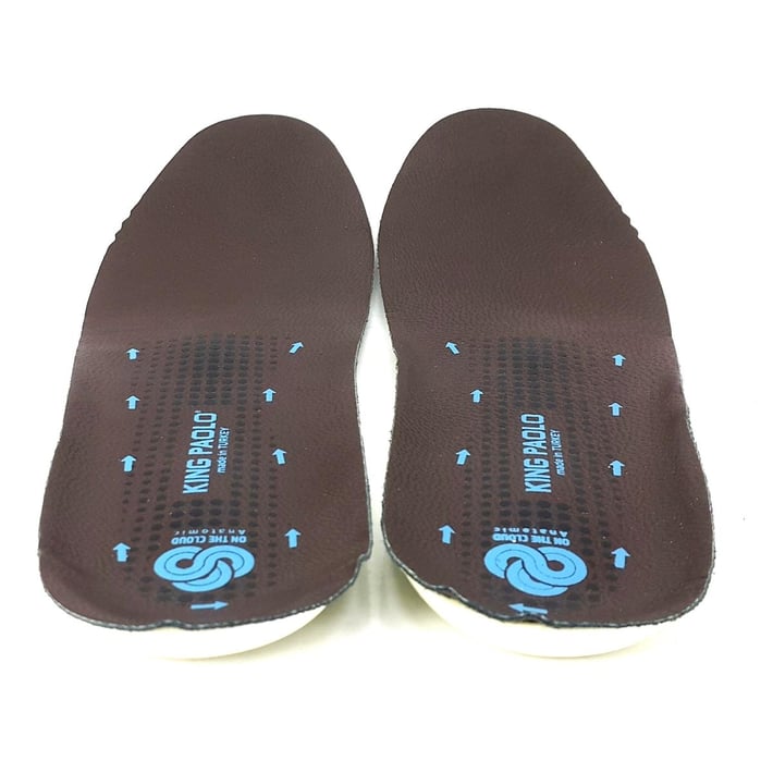 King Paolo Anatomik Deri Tabanlık - Kahverengi nehironline