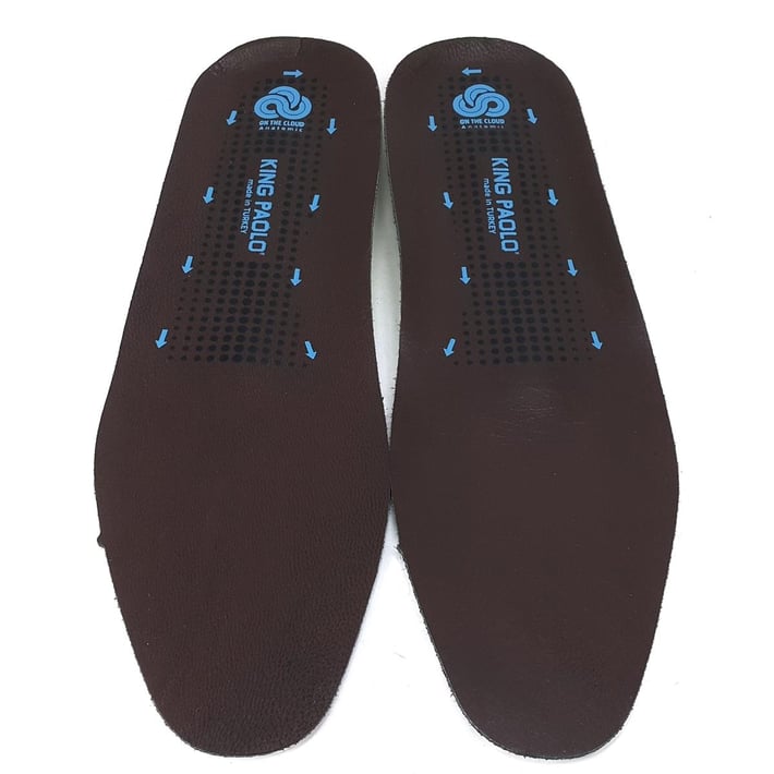 King Paolo Anatomik Deri Tabanlık - Kahverengi nehironline