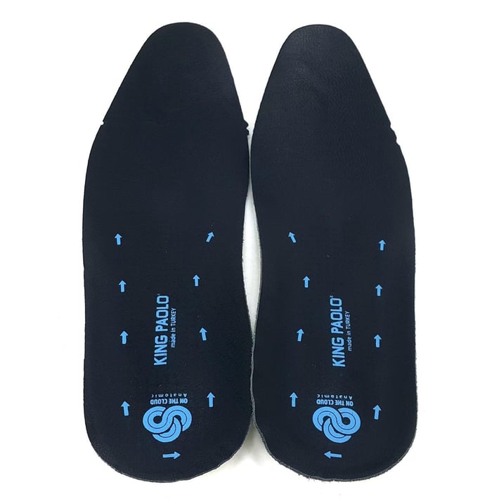 King Paolo Anatomik Deri Tabanlık - Siyah nehironline