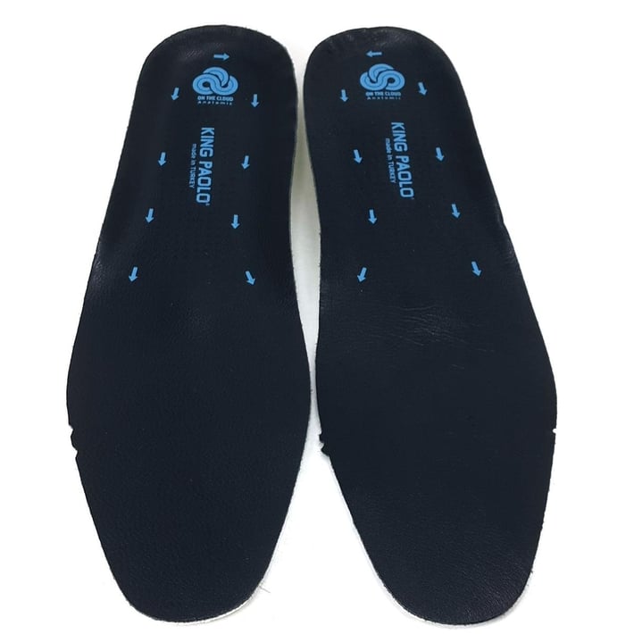 King Paolo Anatomik Deri Tabanlık - Siyah nehironline