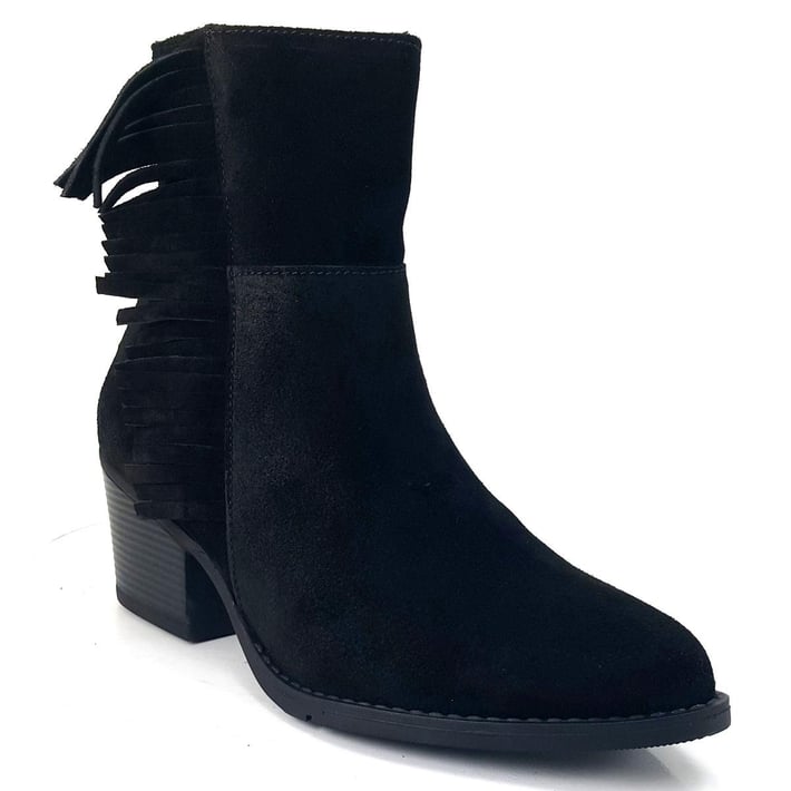 Mammamia 1690 24KB Kadın Günlük Bot - Siyah Nubuk nehironline