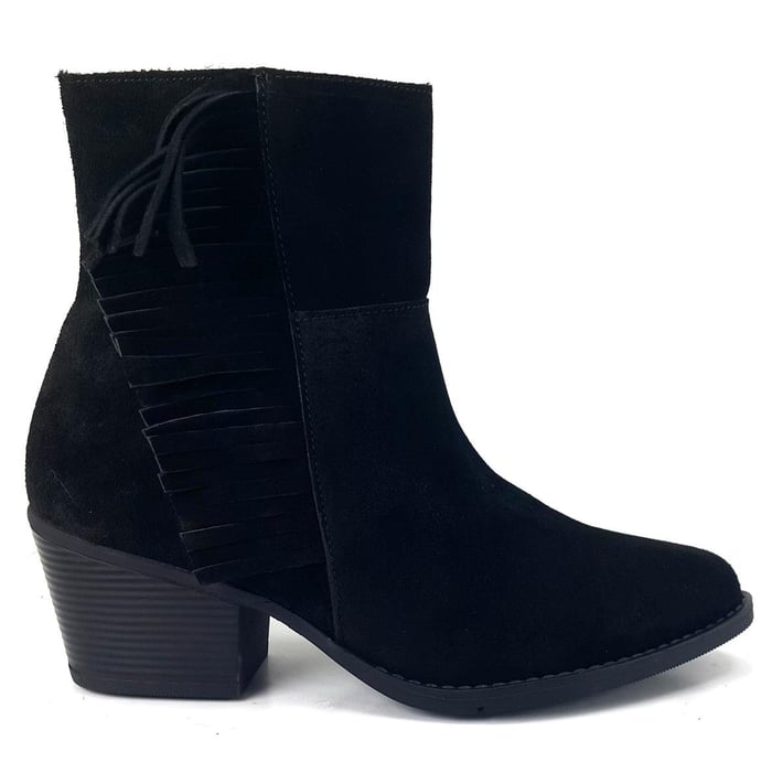 Mammamia 1690 24KB Kadın Günlük Bot - Siyah Nubuk nehironline