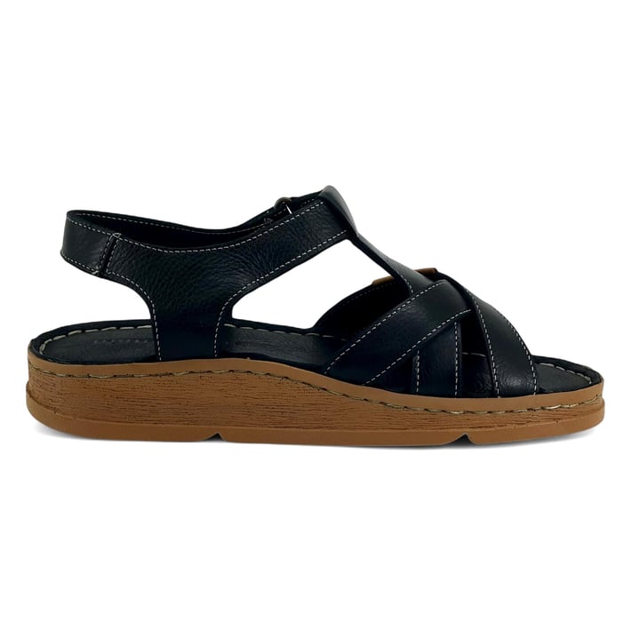 Mammamia 2440 25YS Kadın Günlük Sandalet Siyah nehironline