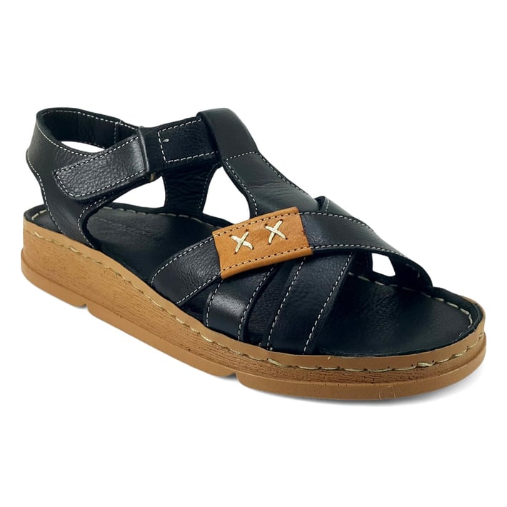 Mammamia 2440 25YS Kadın Günlük Sandalet Siyah nehironline