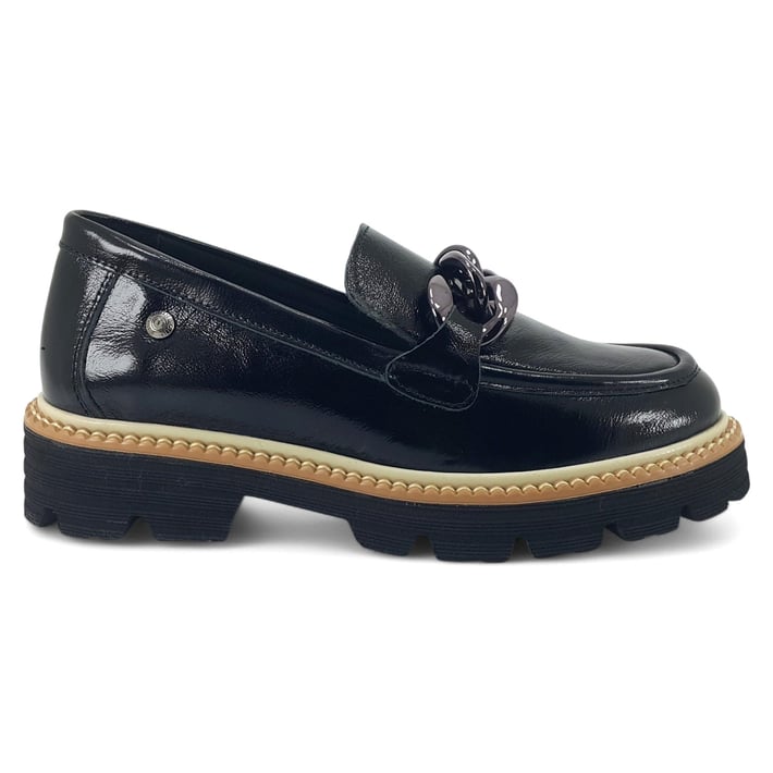 Mammamia 3690 25YA Kadın Günlük Ayakkabı Siyah Rugan nehironline