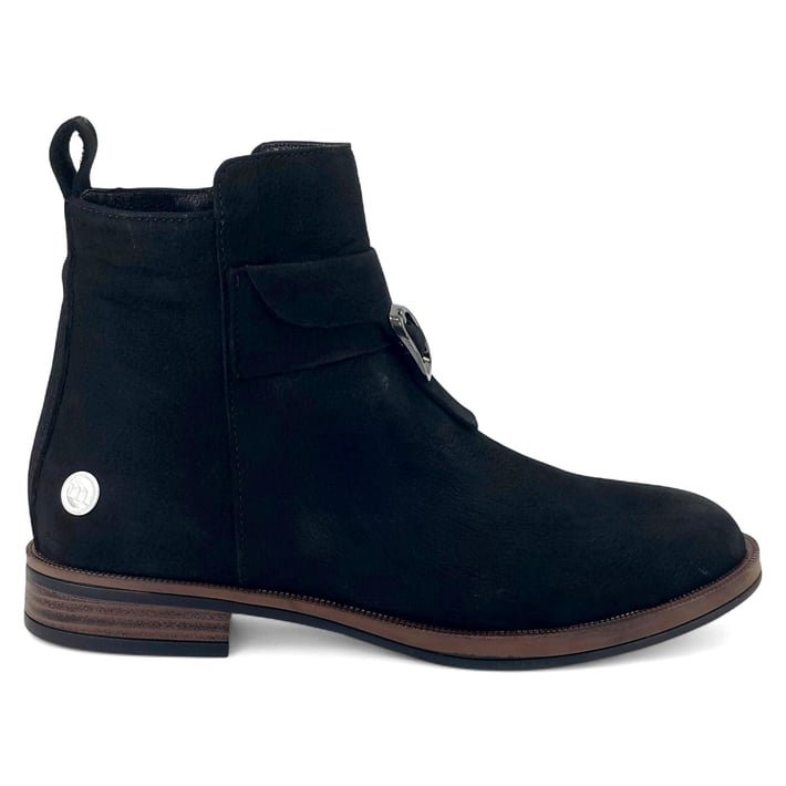 Mammamia 8305 25KB Kadın Günlük Bot Siyah Nubuk nehironline