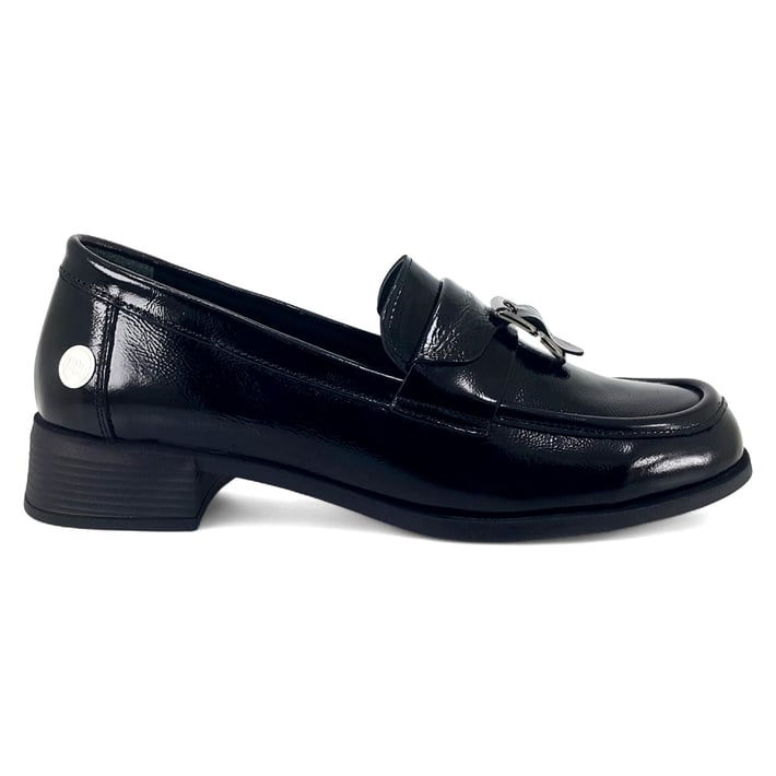 Mammamia 855 25KA Kadın Günlük Ayakkabı Siyah Rugan nehironline