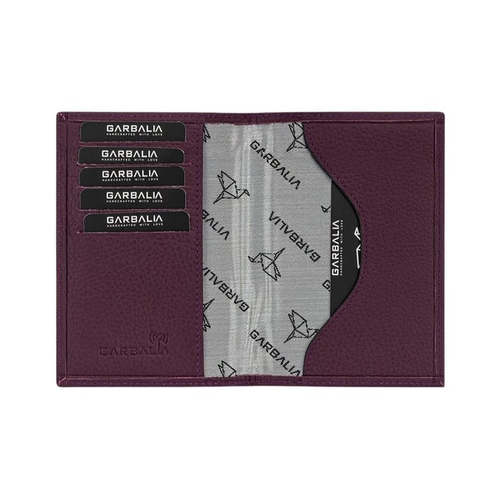 Nehironline Passcase Hakiki Deri Pasaportluk  - Mor nehironline