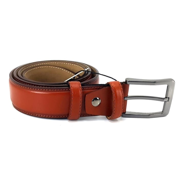 Saraç 1101 23K Erkek Klasik Dikişli Kemer - Taba nehironline