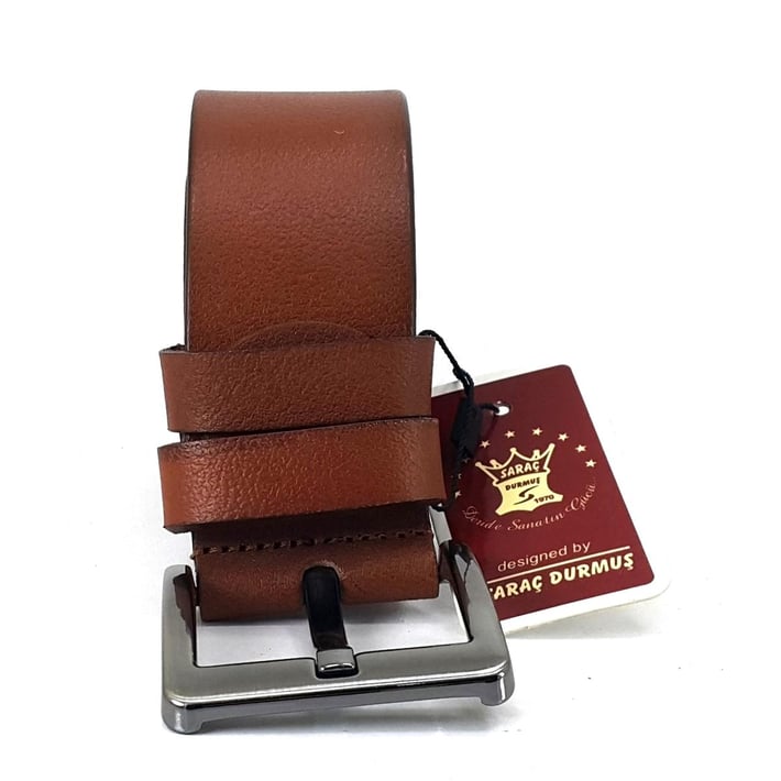 Saraç 1106 24K 4,5 Cm Erkek Kot Kemer - Taba nehironline