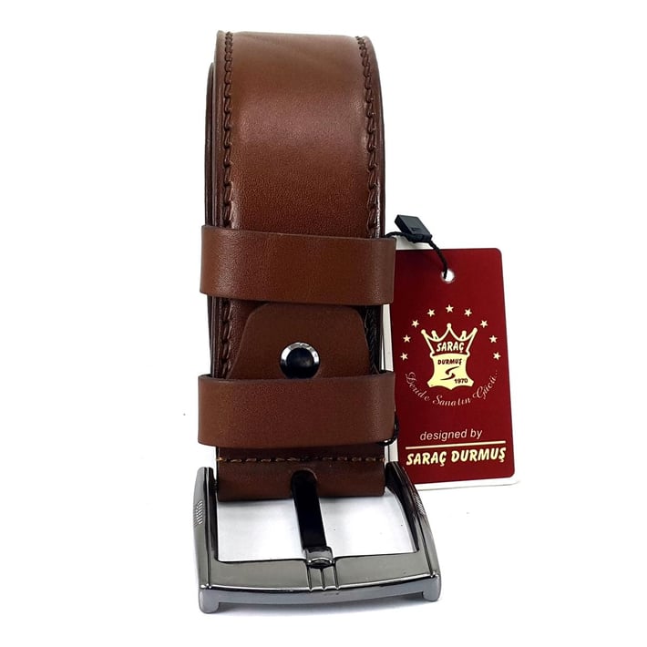 Saraç 1107 23K 4,5 Cm Erkek Kot Kemer - Ceviz nehironline