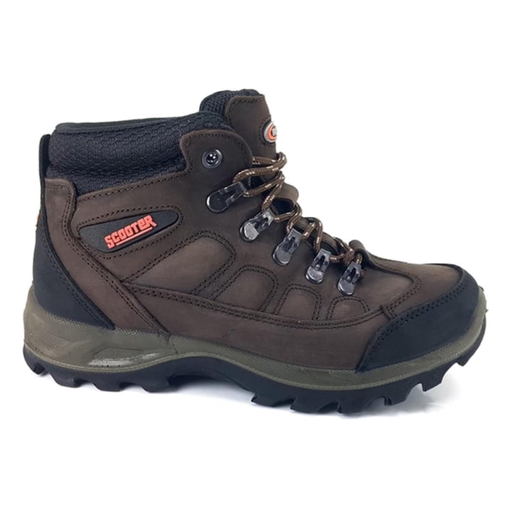 Scooter 5538 22KB Su Geçirmez Bayan Bot - Kahverengi Nubuk nehironline