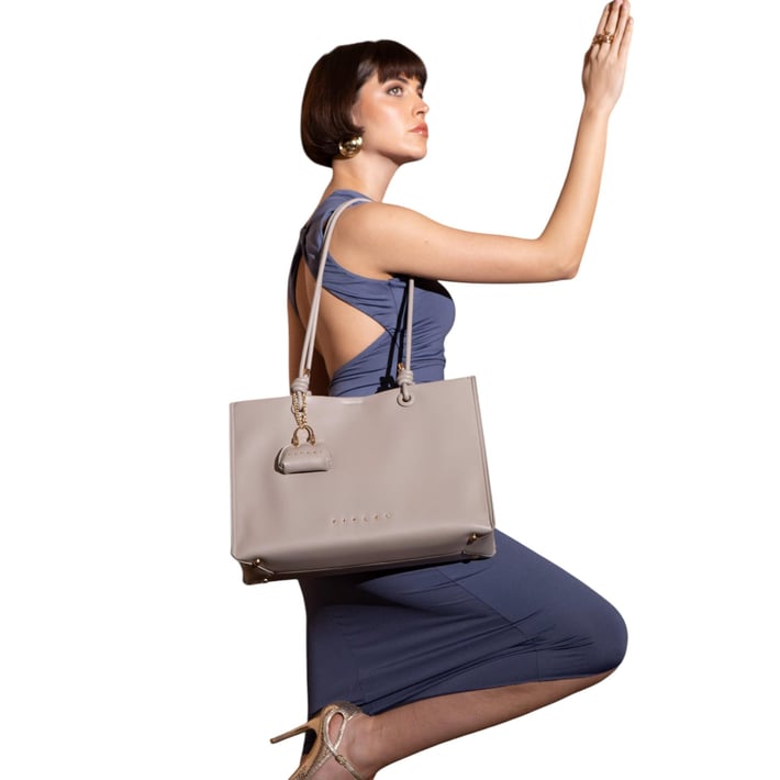 Sisley Sly 167 Kadın Kol Çantası Açık Gri nehironline