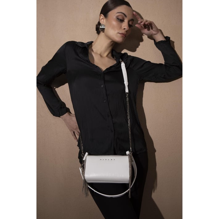 Sisley Sly 197 Kadın Kol Çantası Beyaz nehironline